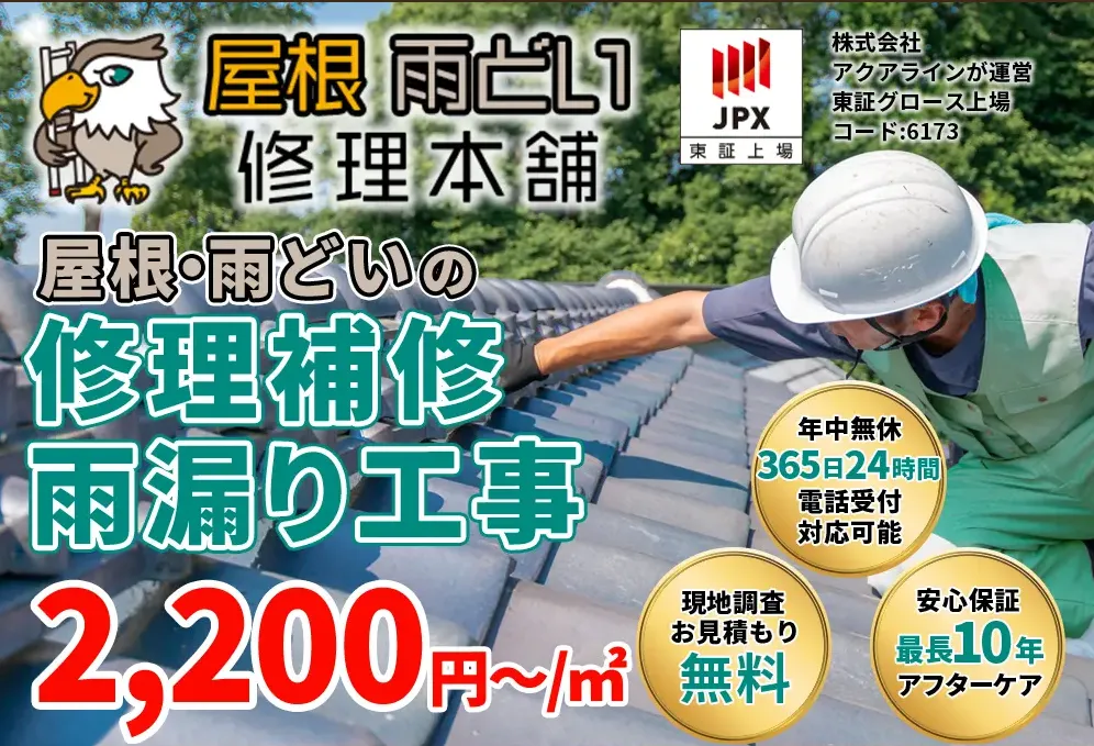 屋根 雨どい修理本舗